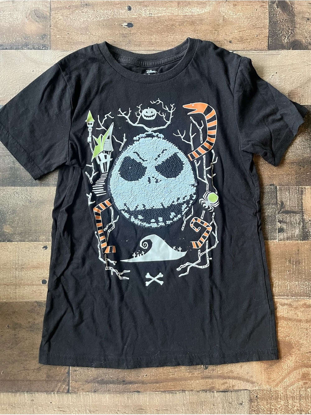 3/$30 ✨ Kid's The Nightmare Before Christmas Sequin Graphic Tee | M